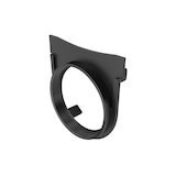 RELN 4-in Storm Drain Outlet, Black Front_Angled_Left