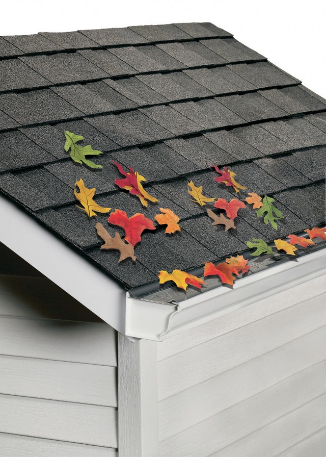 Holmes Smart Screen 20ft Aluminum Gutter Guard, Metallic, 5pk