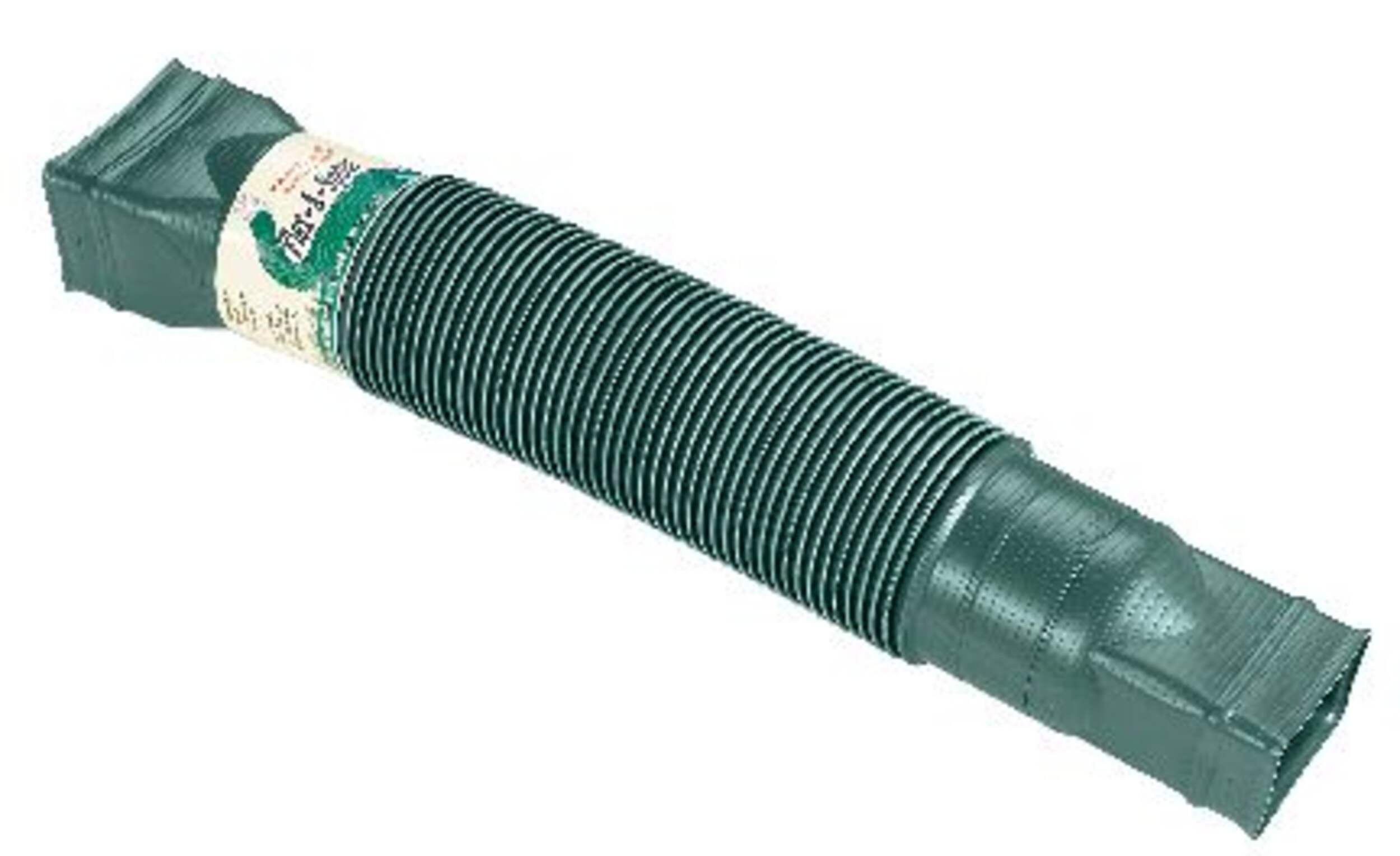 Euramax Flex-A-Spout™ 25 to 55-in Downspout Extension, Green Front_Three_Fourths_Angled_Right