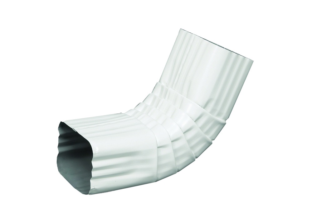 Euramax Aluminum Downspout A Elbow, 2 x 3in, White Canadian Tire