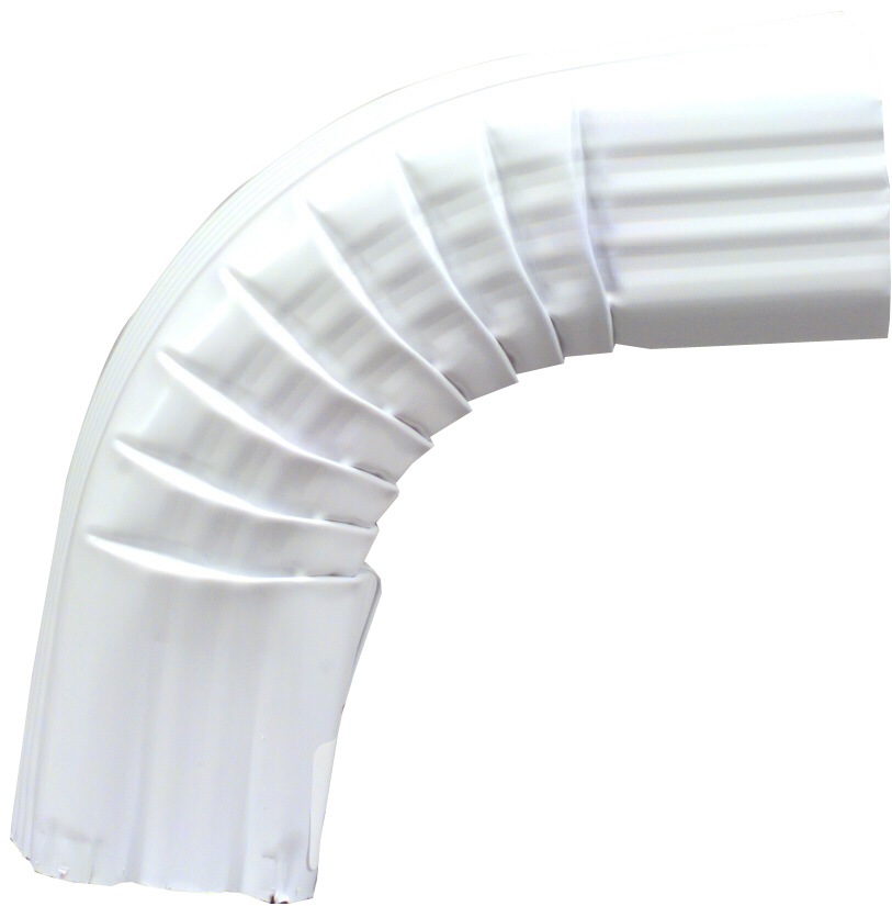 Euramax Aluminum Downspout A Elbow, 2 x 3in, White Canadian Tire