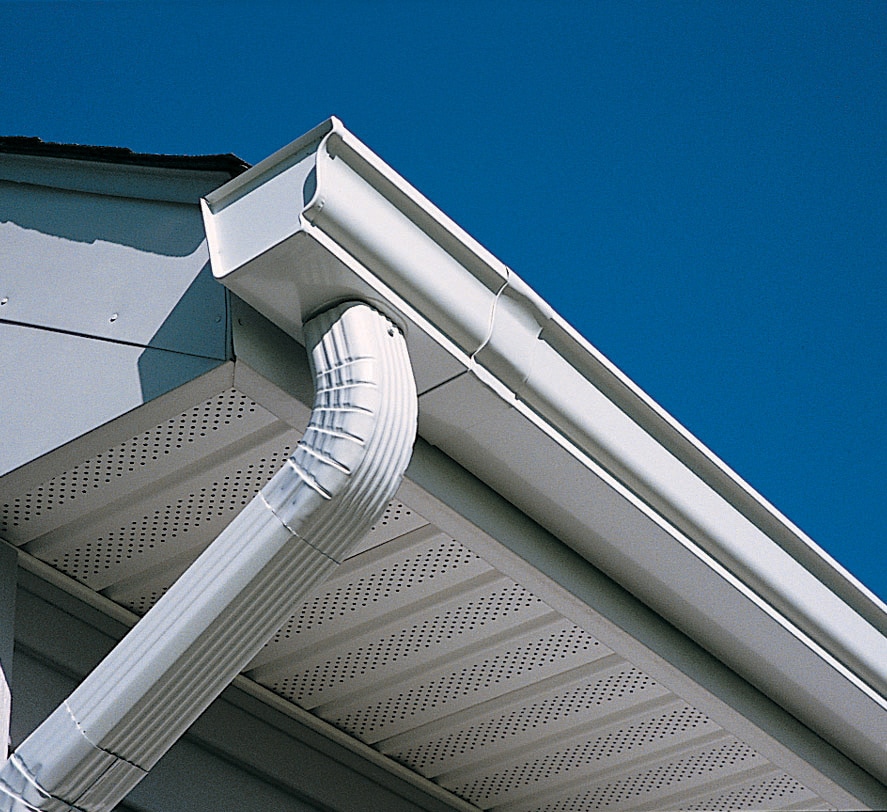 Euramax Aluminum Downspout A Elbow, 2 x 3in, White Canadian Tire