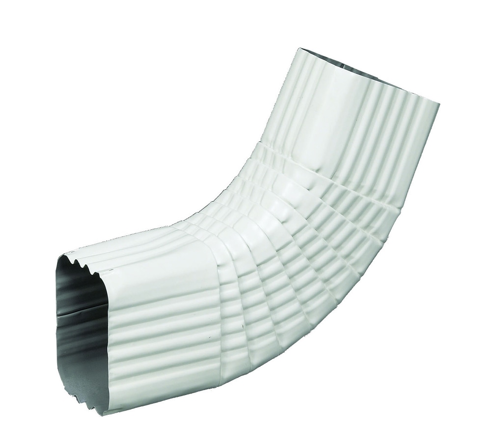Euramax Aluminum Downspout B Elbow, 2 x 3in, White Canadian Tire