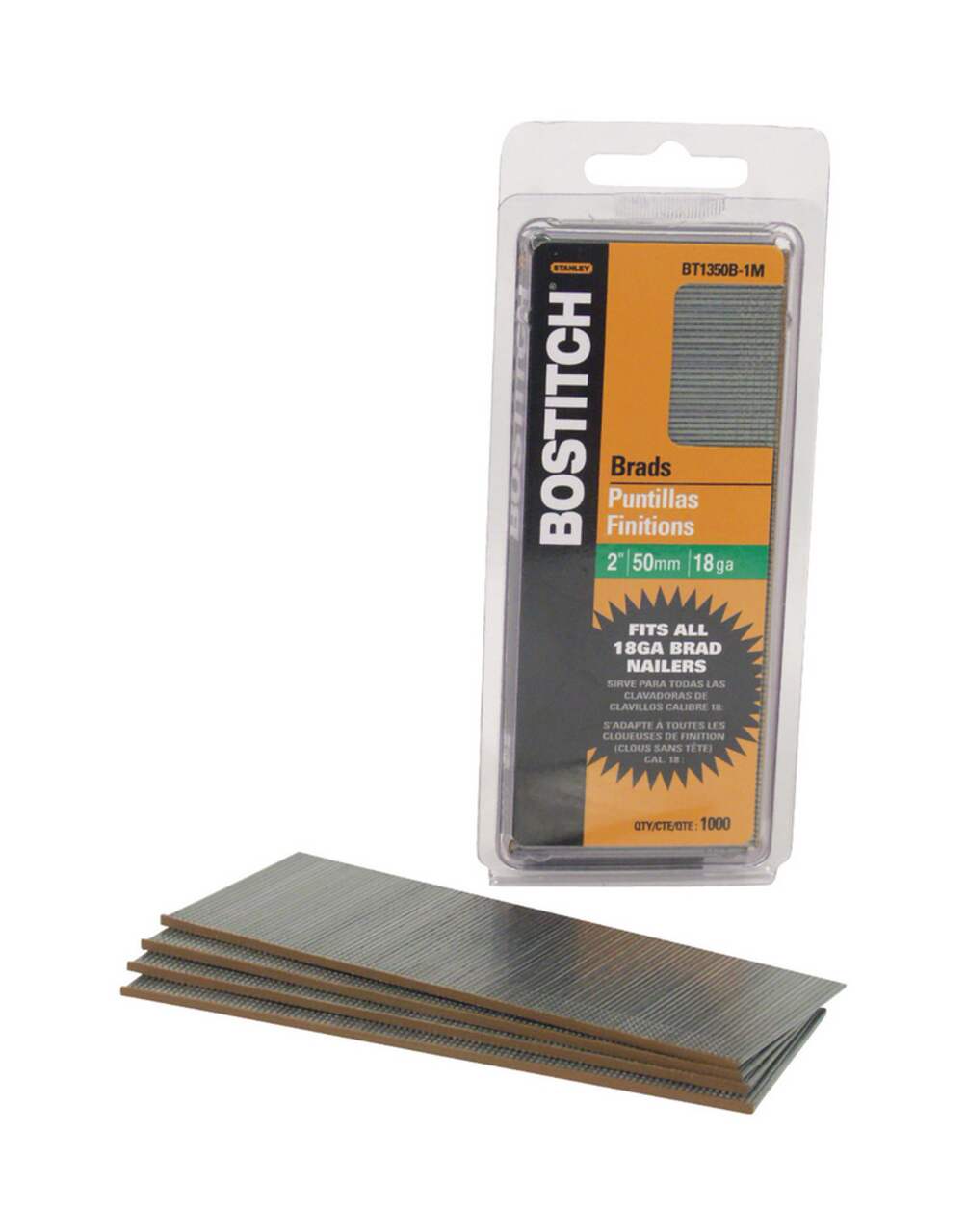 Bostitch BT1350B 1M 18 Gauge Coated Brad Nails 2 in 1000 pc