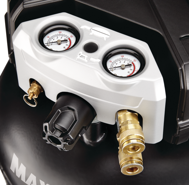 MAXIMUM 6Gallon OilFree Portable Pancake Air Compressor, 150 PSI