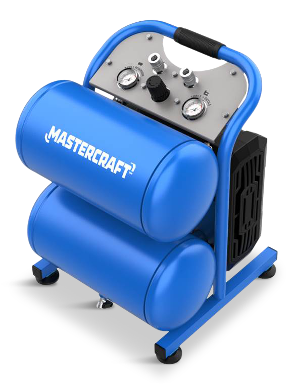 Mastercraft 5Gallon Air Compressor with Control Panel, 175 PSI, 1.5 HP