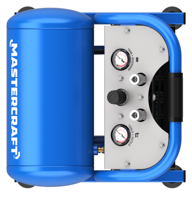 Mastercraft 5Gallon Air Compressor with Control Panel, 175 PSI, 1.5 HP