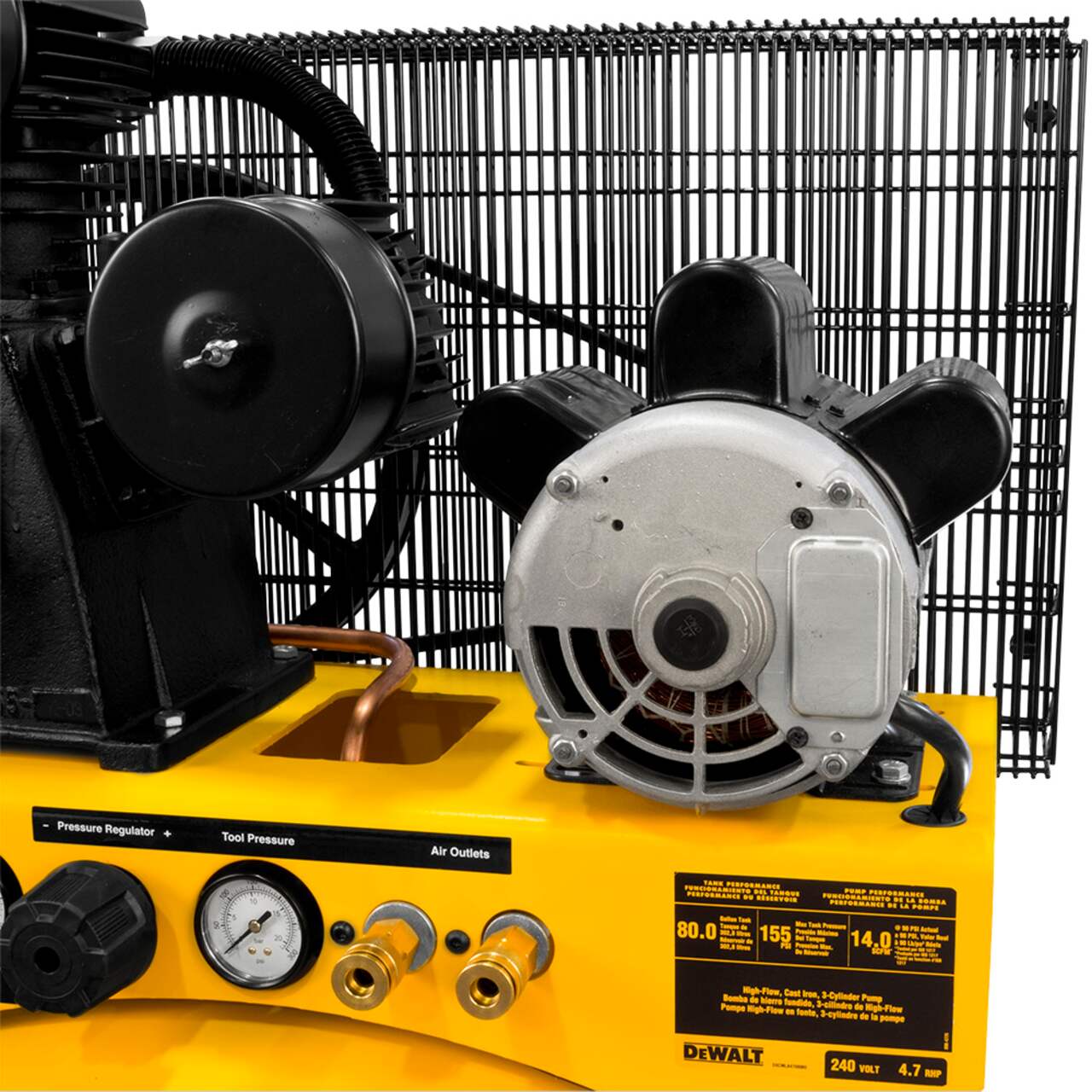 Dewalt 80 deals gallon air compressor