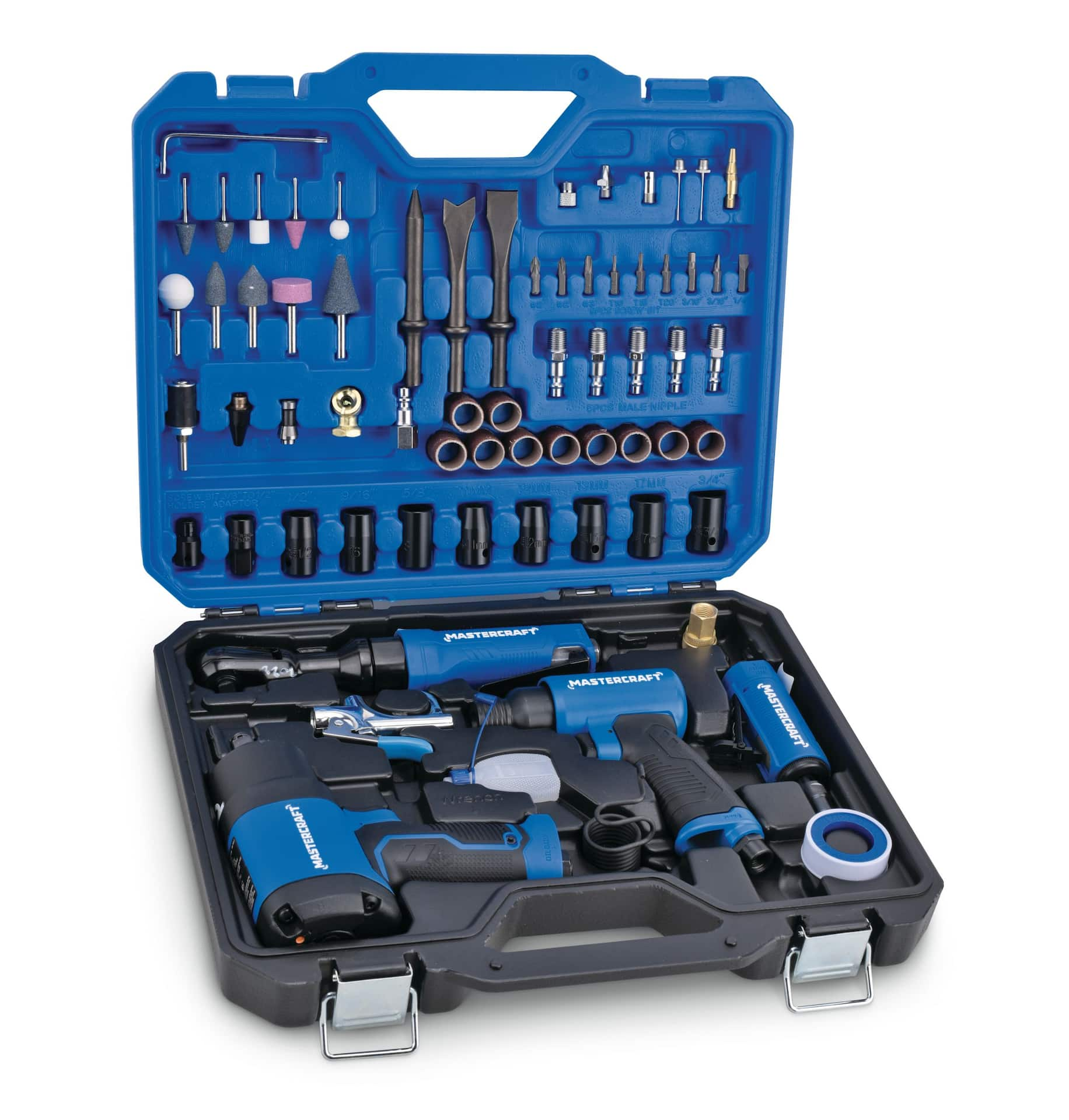 Mastercraft Air-Powered Tool Kit, 71-pc