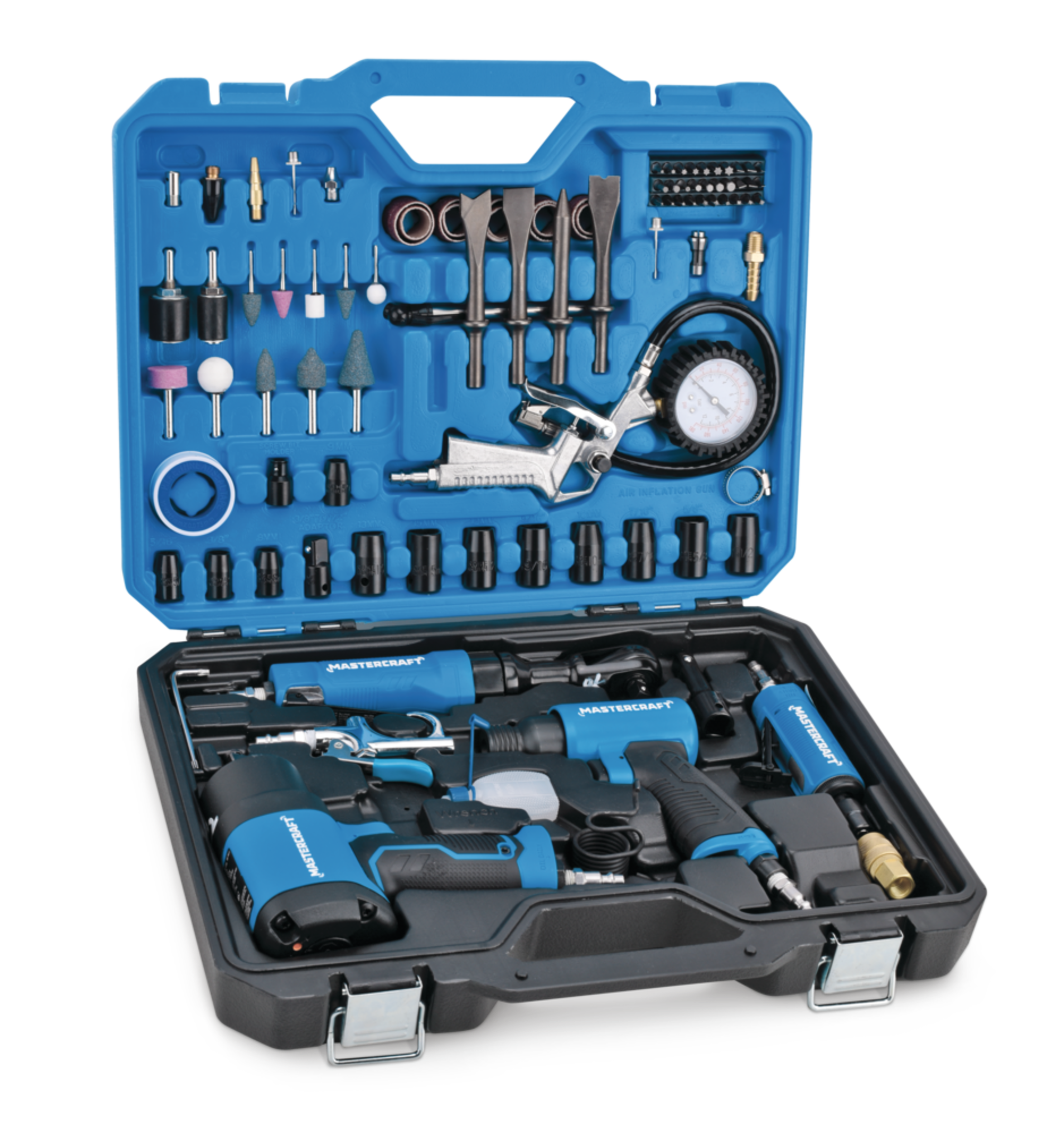 Outils pneumatiques Mastercraft, paq. 100 Front_Angled_Right