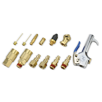 Mastercraft Copper Air Blow & Inflation Kit, Inflates/Cleanses, 13-pc, 1/4-in