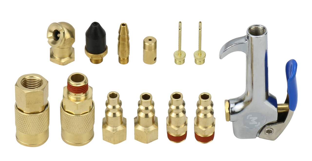 Mastercraft Quick-Connect Air Tool Coupler & Plugs Kit, 1/4-in NPT, 4-pc