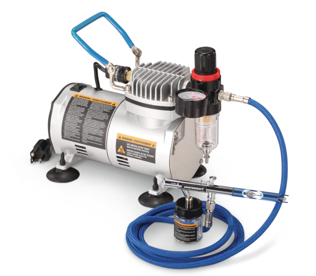 Mastercraft Airbrush Compressor Kit Canadian Tire
