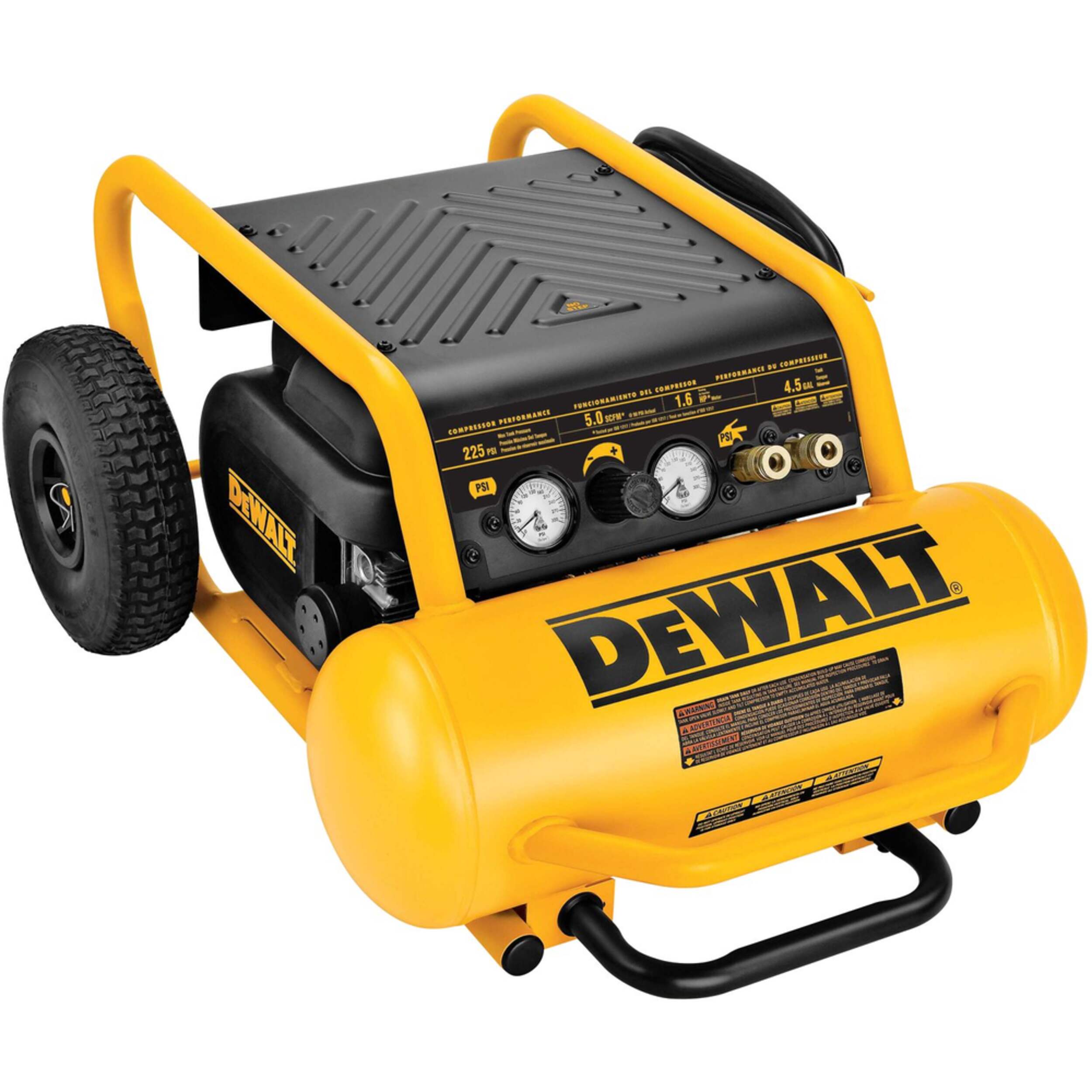 DEWALT 4.5 Gallon 225 PSI Electric Air Compressor Canadian Tire
