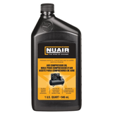 NUAIR Synthetic Air Compressor Oil, Synthetic Formula, 32-oz Front_Flat