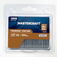 Mastercraft 16-Gauge Finishing Nails, 1-3/4-in, 1000-pk