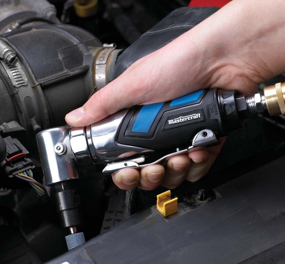 Mastercraft Variable Speed 90° Powered Angle Pneumatic Air Die Grinder