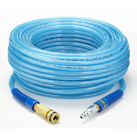 MAXIMUM All-Weather Lightweight PVC Air Hose, 1/4-in x 100-ft Front_Elevated