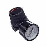 Mastercraft Replacement Air Compressor Pressure Regulator with Gauge, Female, 1/4-in NPT Front_Angled_Left