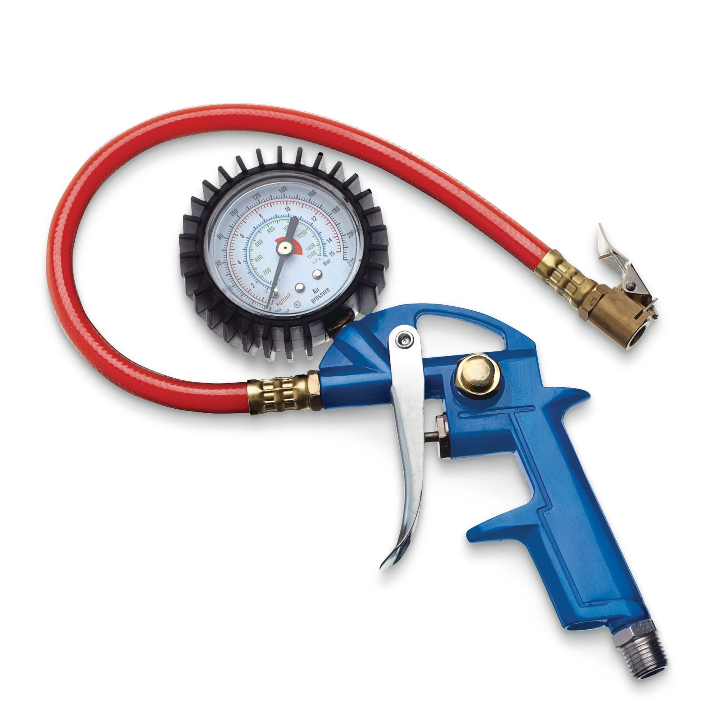Mastercraft 3-in-1 Air Inflator, Inflation Gun with Gauge, 1/4-in NPT Overhead_Flat