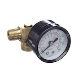 Mastercraft Air Adjusting Valve with Gauge, 1/4-in NPT Front_Angled_Right