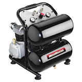 MotoMaster 5 Gallon Twin-Stack Air Compressor Front_Three_Fourths_Angled_Right
