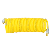Mastercraft Recoil Nylon Auto-Retractable Air Hose, 1/4-in x 25-ft Front_Flat