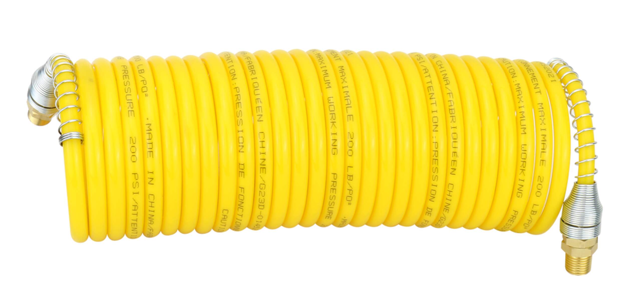 Tuyau à air autorétractable en nylon Mastercraft, 1/4 po x 25 pi Front_Flat