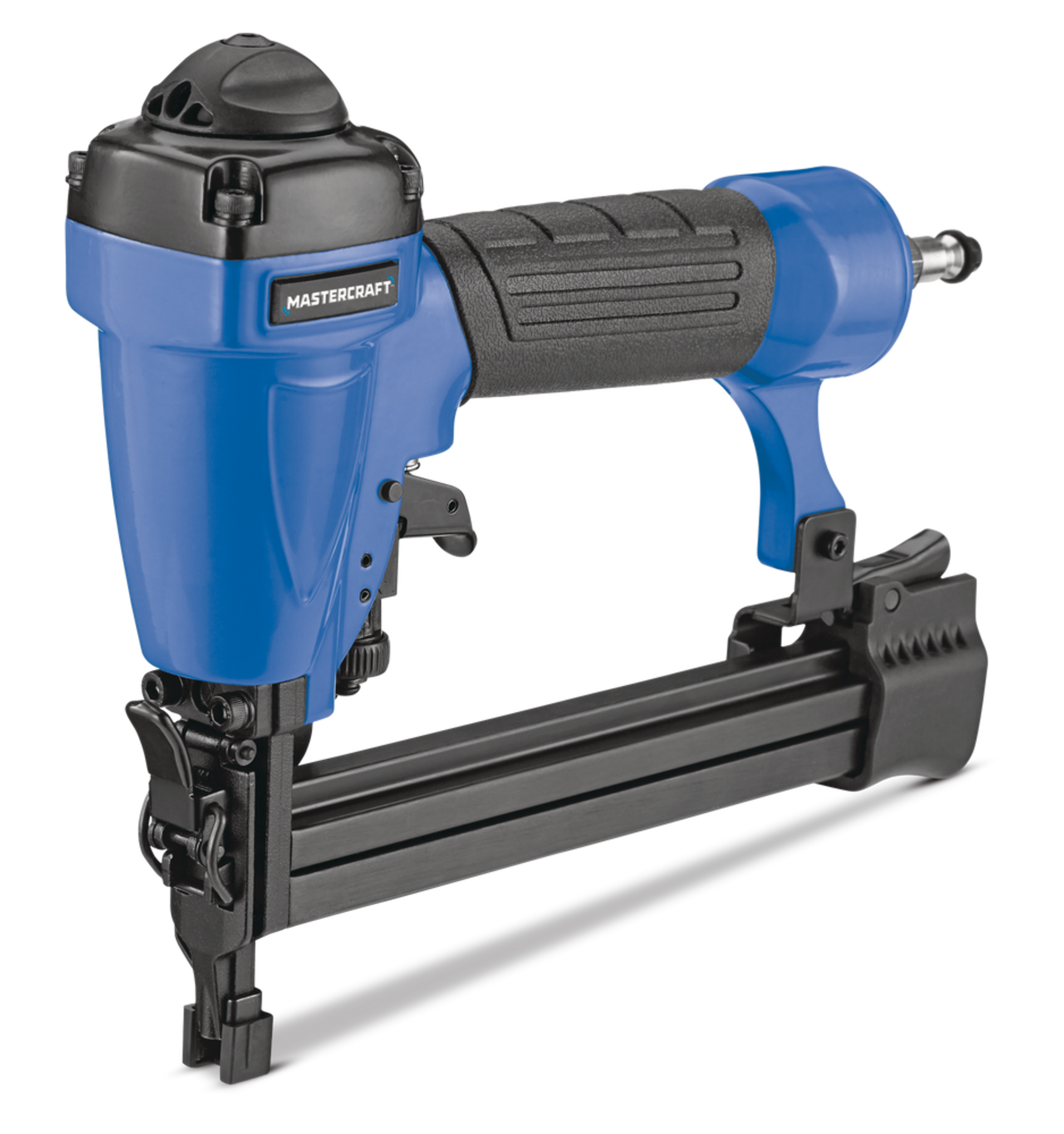 Mastercraft 18-Gauge Lightweight Pneumatic Air Stapler/Staple Gun Front_Three_Fourths_Angled_Left