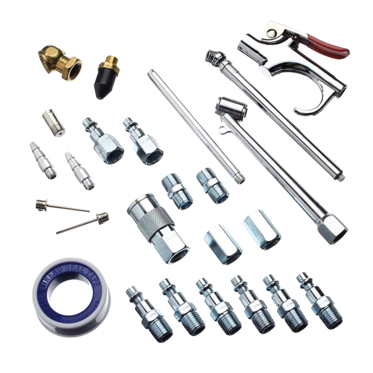 Mastercraft Quick-Connect Air Tool Coupler & Plugs Kit, 1/4-in NPT, 4-pc