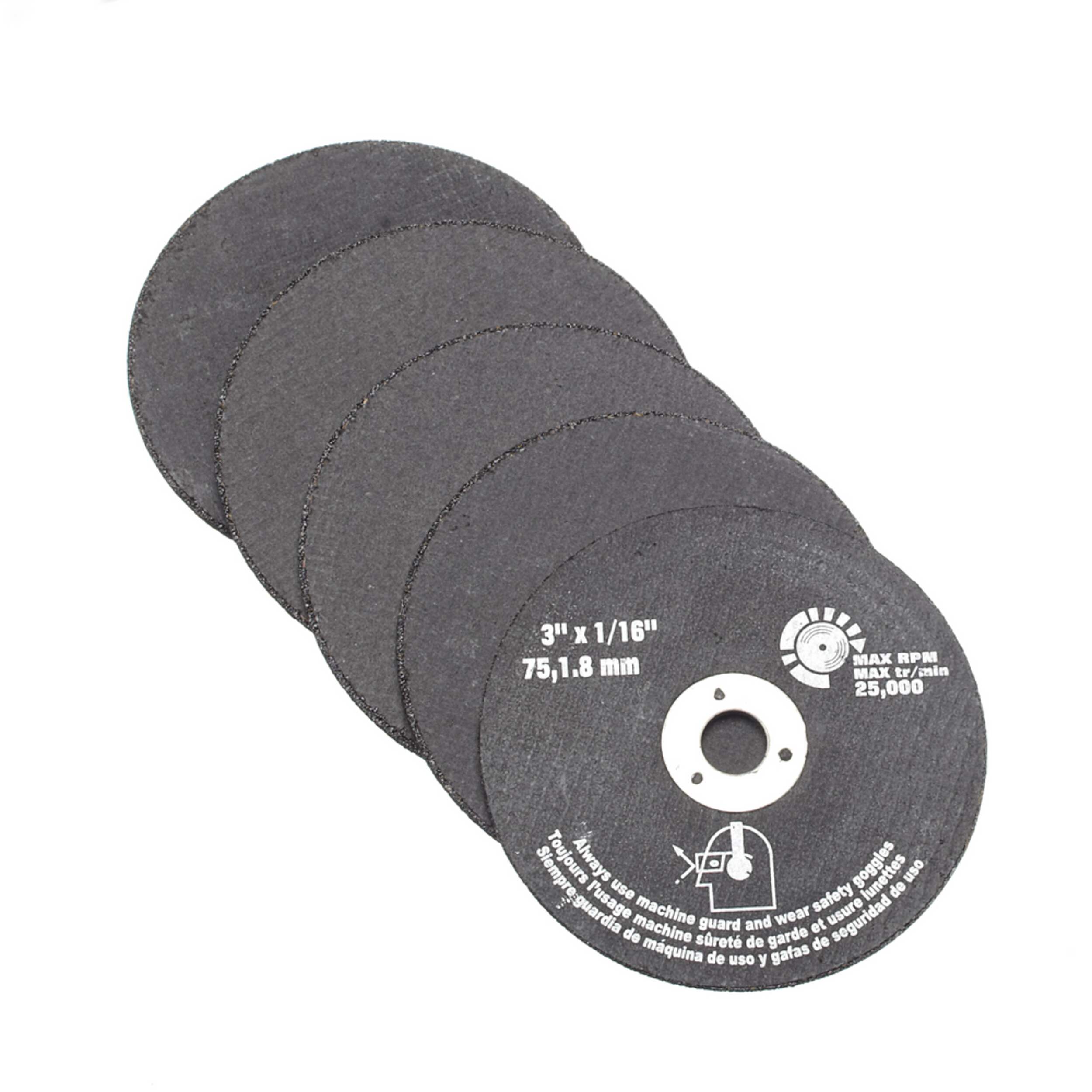Mastercraft Cutting Wheel/Disc, 1/16 x 3in, 5pc Canadian Tire
