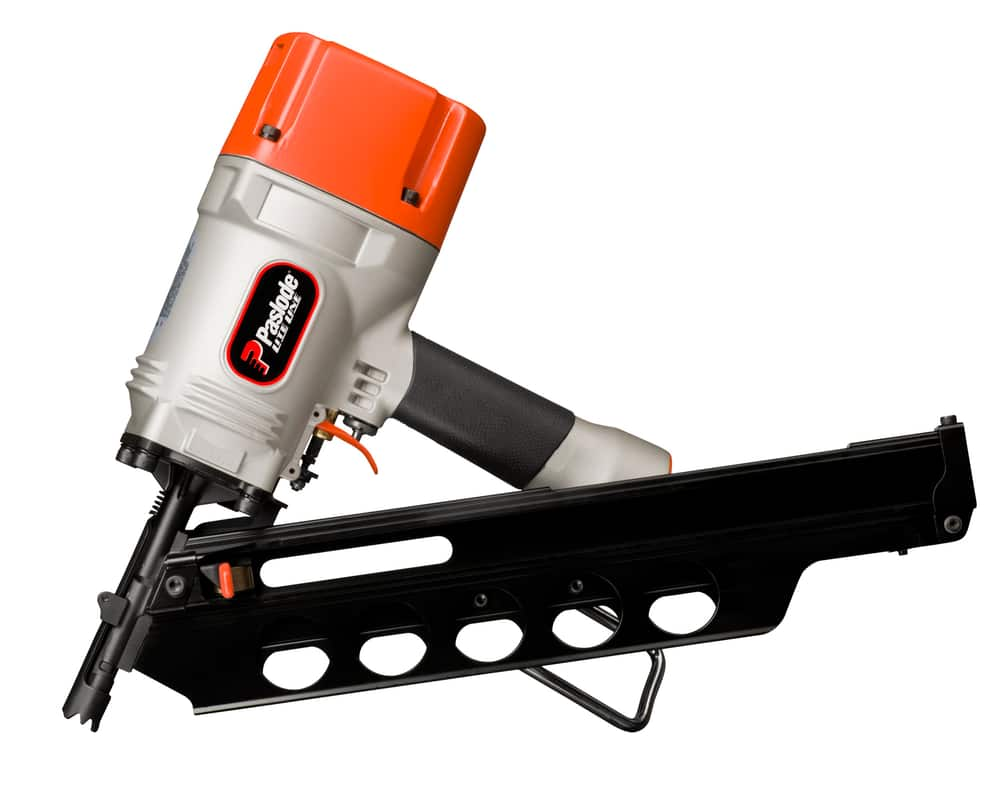 Paslode 30 Degree Pneumatic Framing Nailer With HDG Framing Nails ...