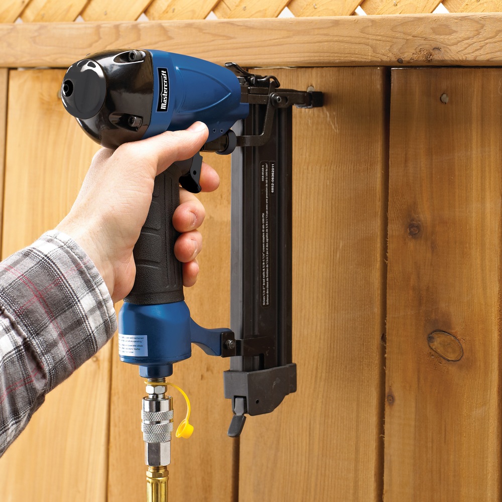 Mastercraft 6 Gallon Pancake Air Compressor with 2in1 Nailer Canadian Tire