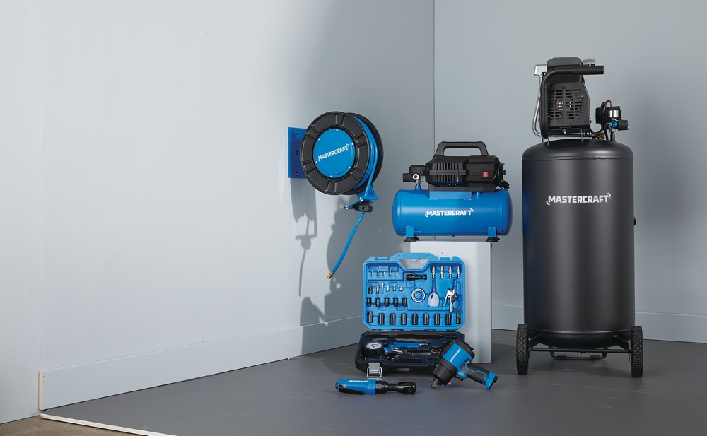 Mastercraft PVC Air Hose and Reel, 50ft Canadian Tire