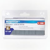Clous de finition en acier galvanisé Mastercraft, calibre 18, 1 1/4 po, paq. 1000 Front_Flat