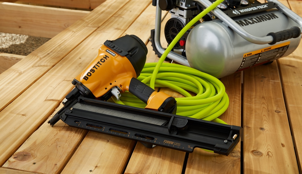 Bostitch F28WW Clipped Head 31/2in Stick Pneumatic Framing Nailer