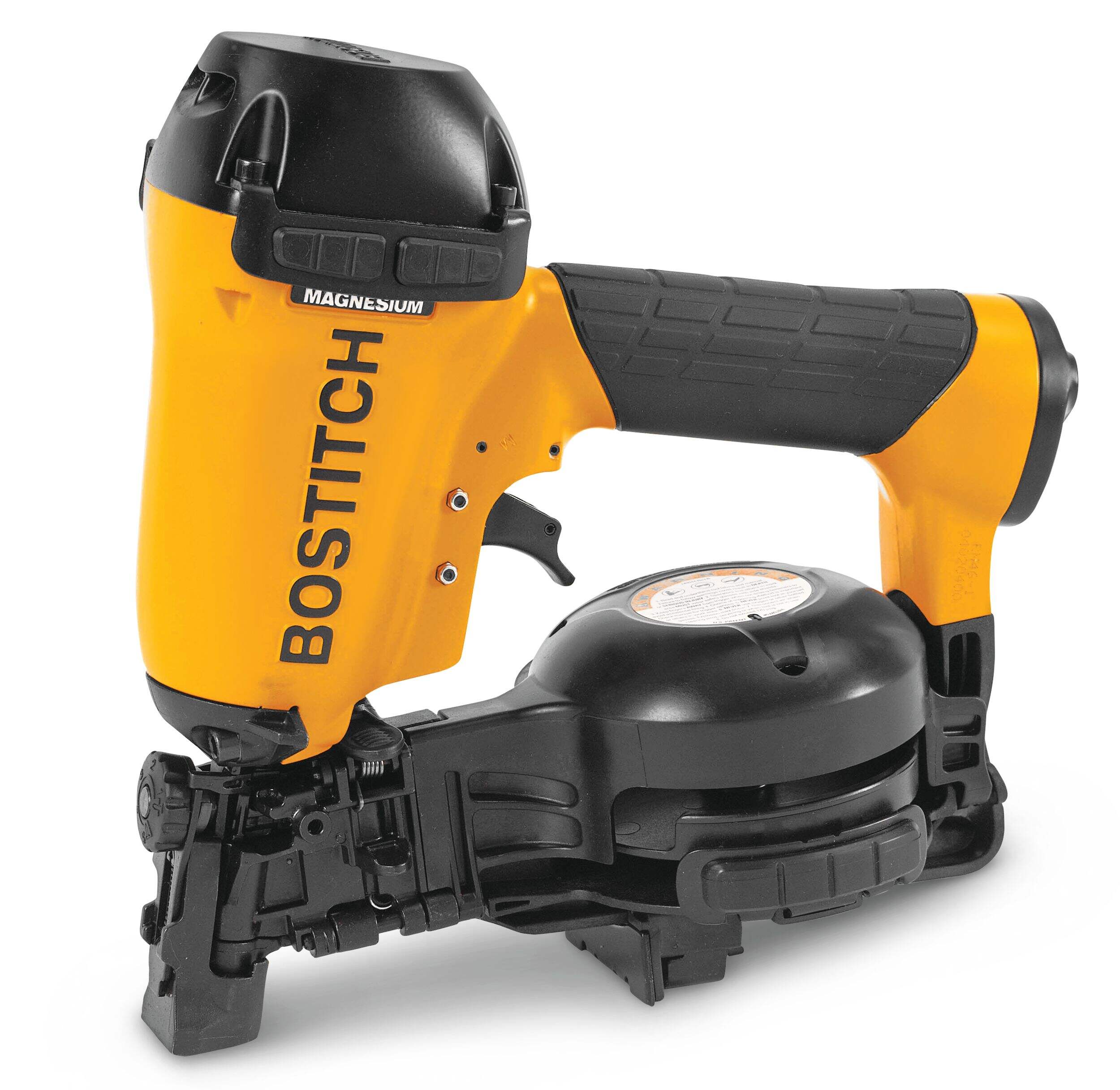 Bostitch RN46-1 3/4-in Coil Lightweight Pneumatic Roofing Nailer Front_Three_Fourths_Angled_Right
