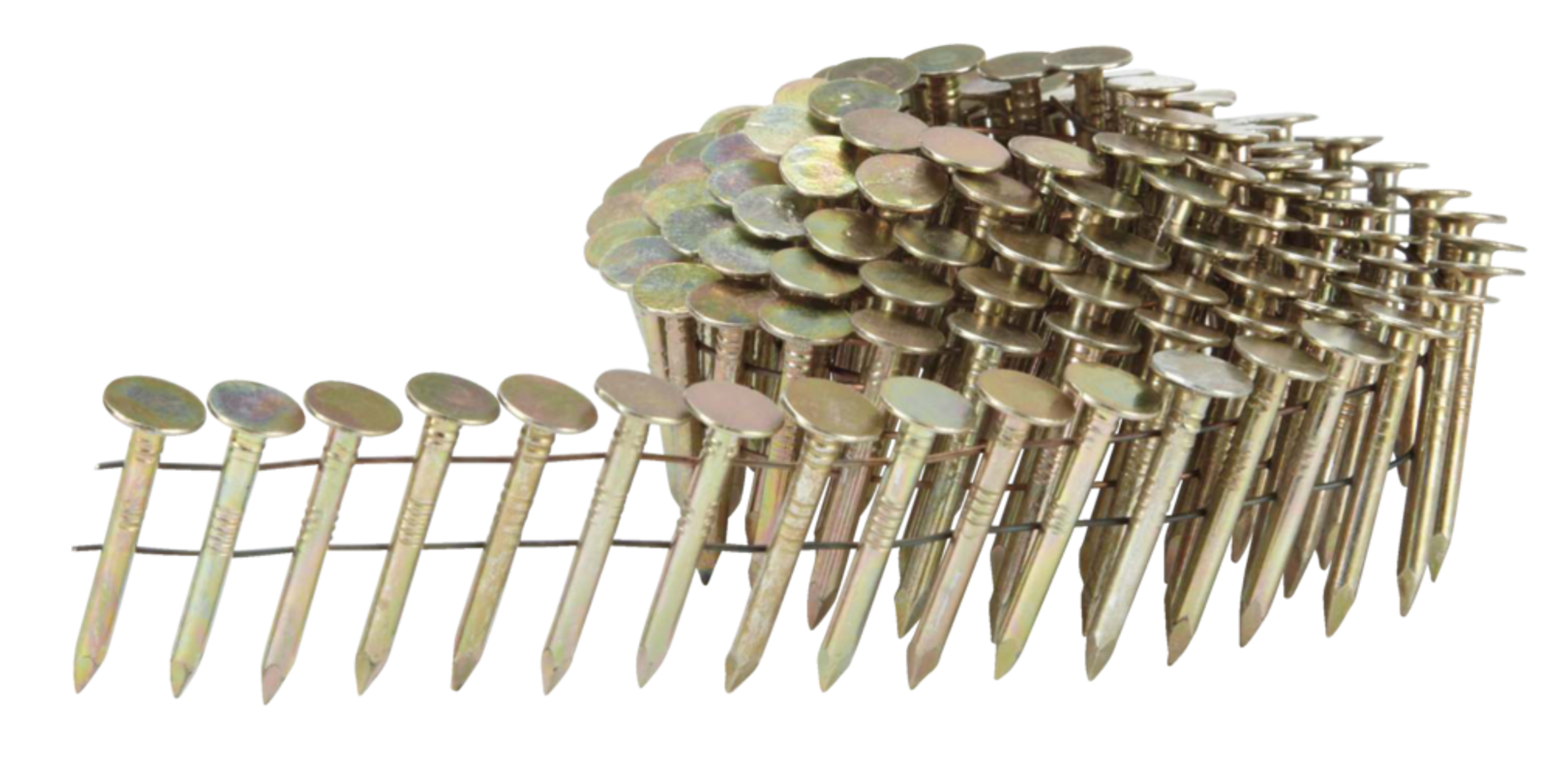 Mastercraft Coil Roofing Nails, 15D, 1-1/4-in, 3600-pc Front_Flat