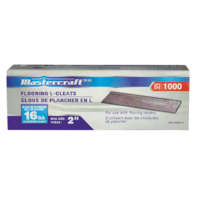 Mastercraft 16-Gauge Hardwood Flooring L-Cleats, 2-in, 1000-pc