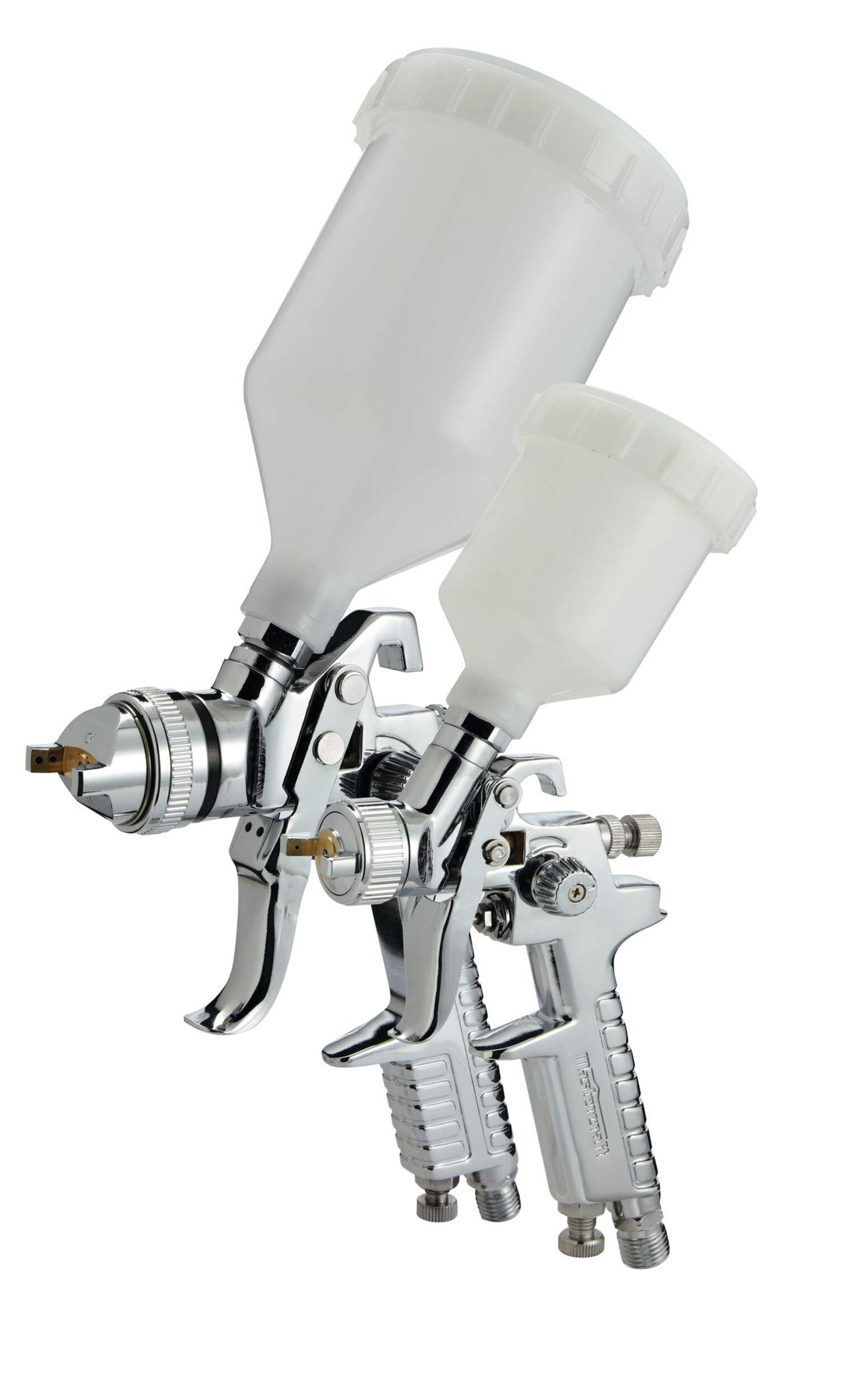 Mastercraft HVLP Pneumatic Air Paint Sprayer Gun Set For Metal Surafces, 36-pc Front_Angled_Left