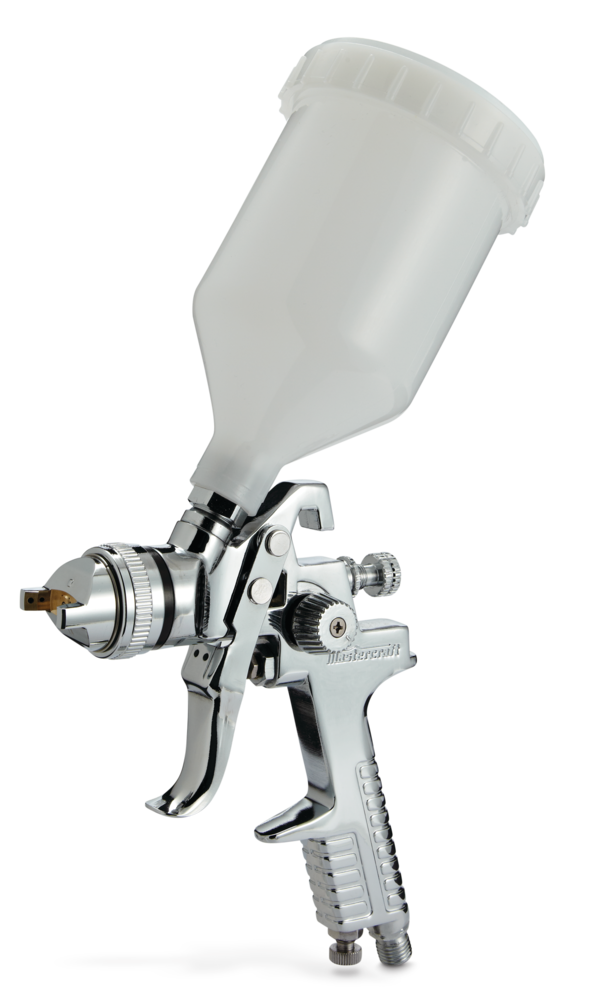 Mastercraft HVLP Pneumatic Air Gravity Paint Sprayer Gun For