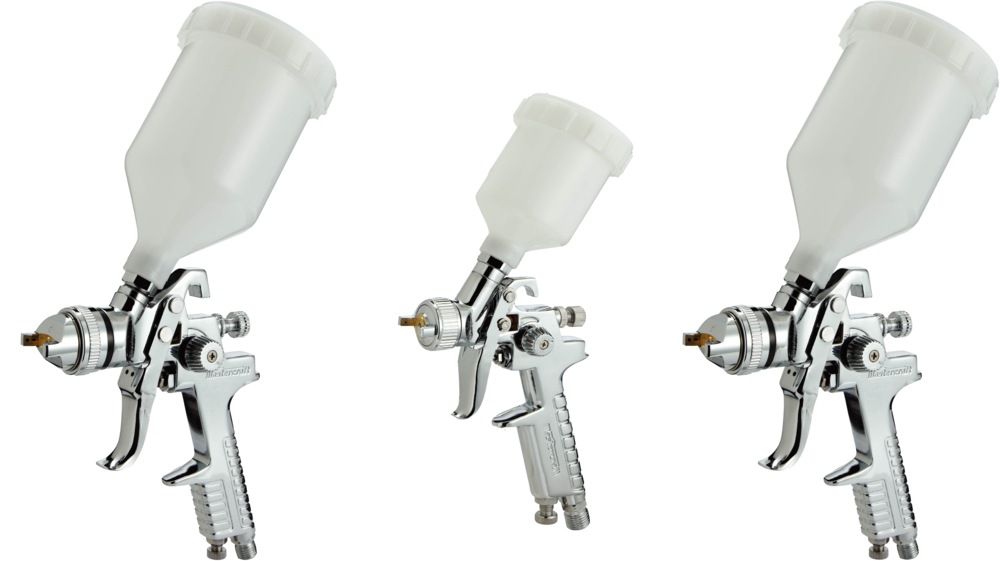 Mastercraft HVLP Pneumatic Air Gravity Paint Sprayer Gun For