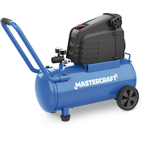 Compresseur d'air portatif sans huile Mastercraft, 8 gallons, 135 lb/po2, 1,5 HP Front_Angled_Left
