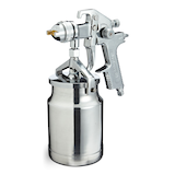 Mastercraft Pneumatic Air Suction Paint Sprayer Gun For Craft & Industry, 1.4mm Front_Three_Fourths_Angled_Left