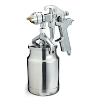 Mastercraft Pneumatic Air Suction Paint Sprayer Gun For Craft & Industry, 1.4mm Front_Three_Fourths_Angled_Left