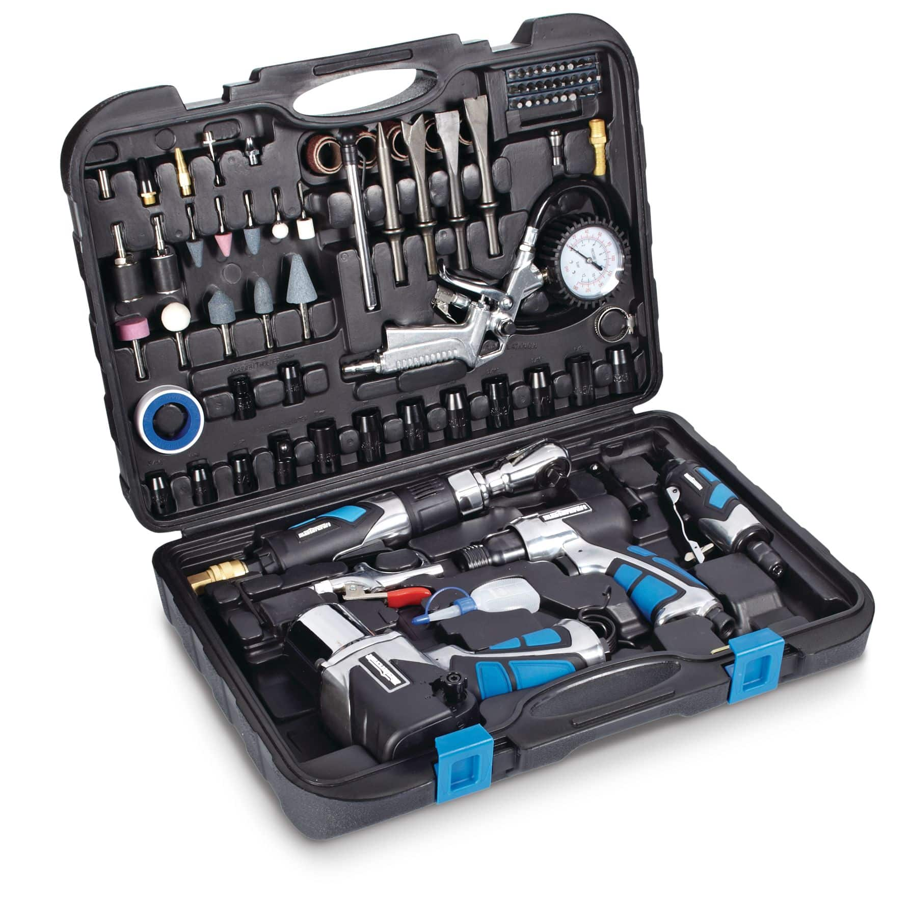 Mastercraft Multi-Purpose Pnemuatic Air Tool Kit with Carrying Case, 100-pc