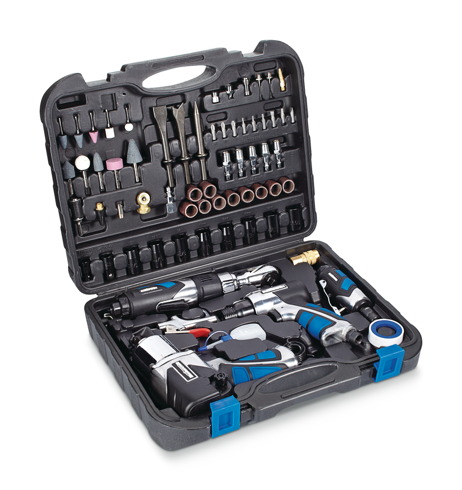 Mastercraft MultiPurpose Pnemuatic Air Tool Kit with Carrying Case, 71