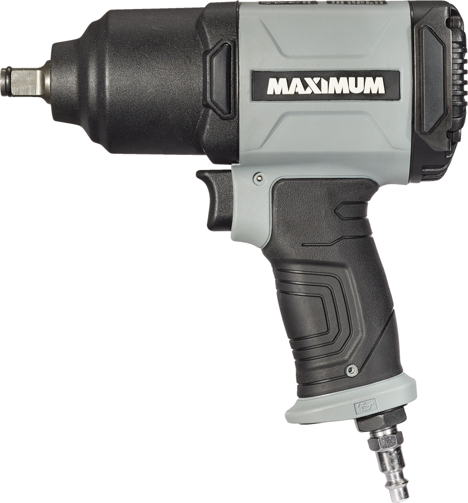 MAXIMUM 1/2in Pneumatic Air Impact Wrench with BuiltIn Regulator
