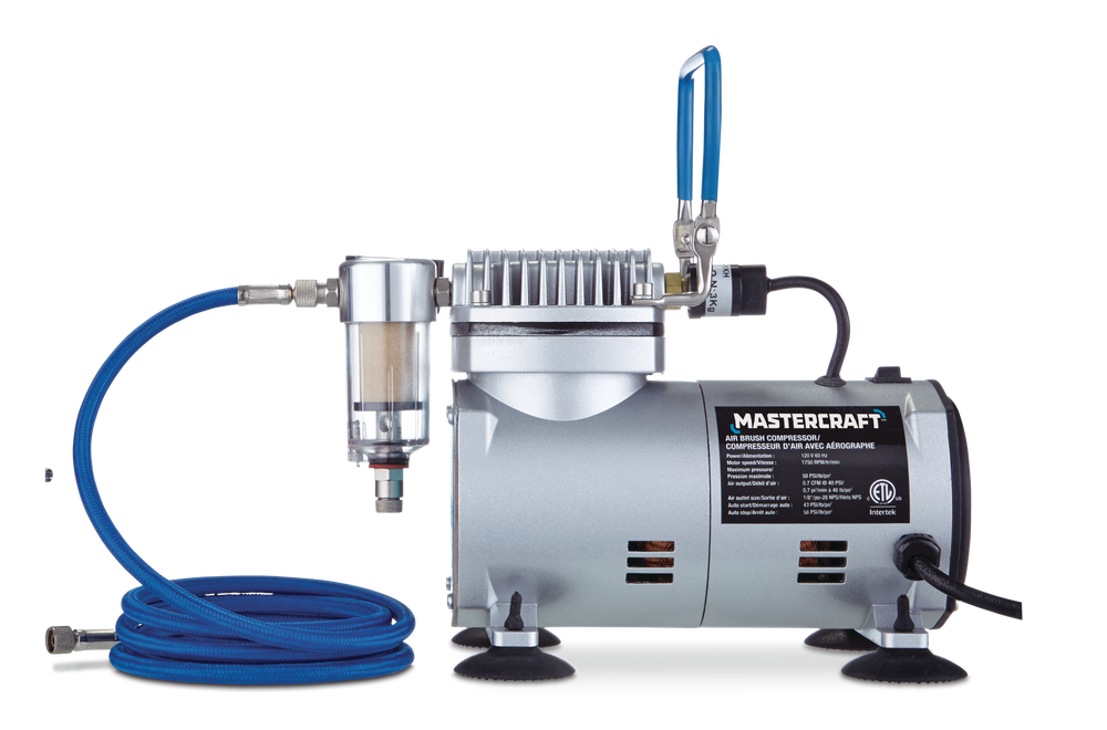 Mastercraft Air Brush Kit with Mini Compressor Canadian Tire
