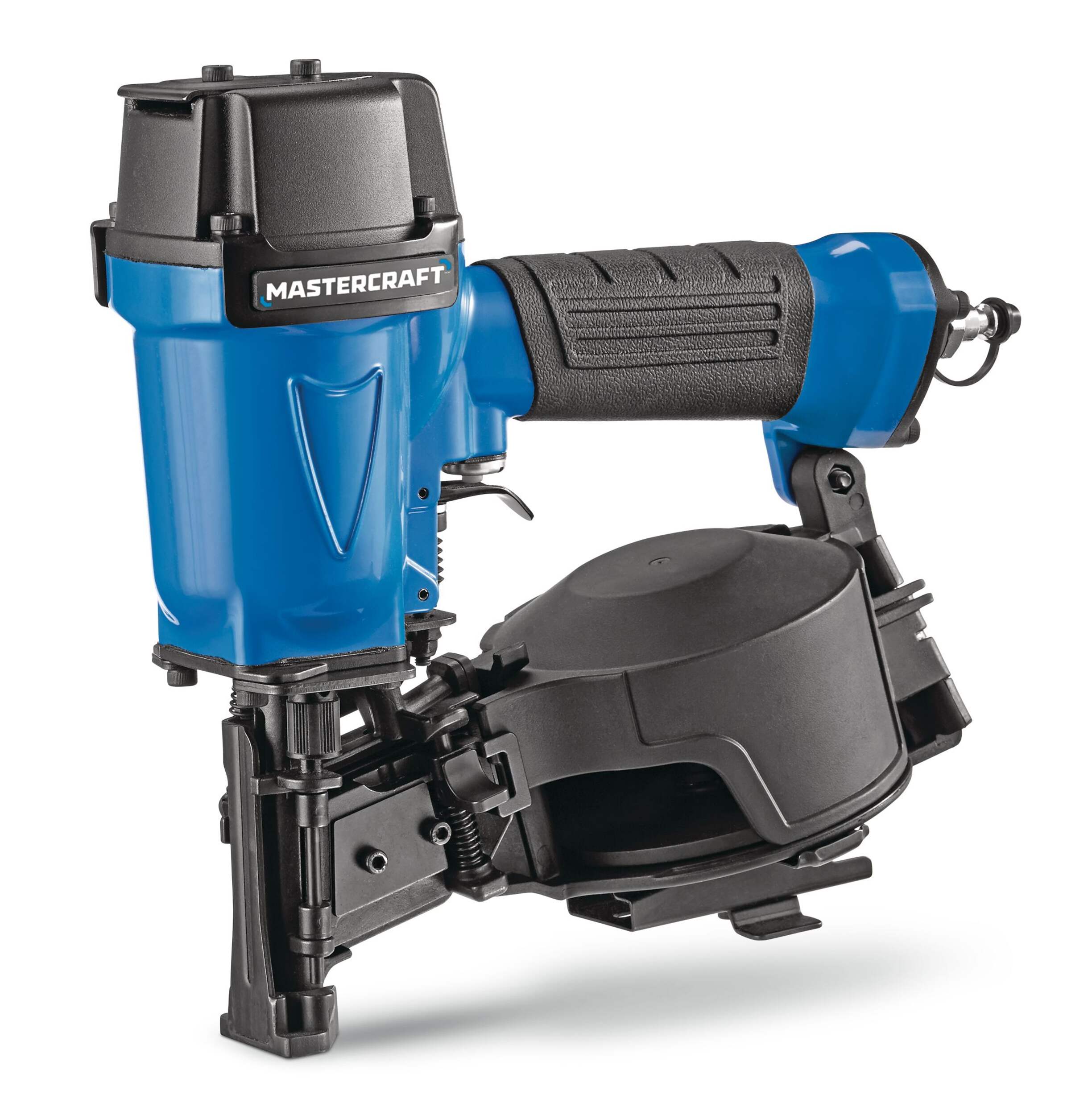Mastercraft 15D Lightweight Pneumatic Coil Roofing Nailer, 1-3/4-in Front_Three_Fourths_Angled_Left